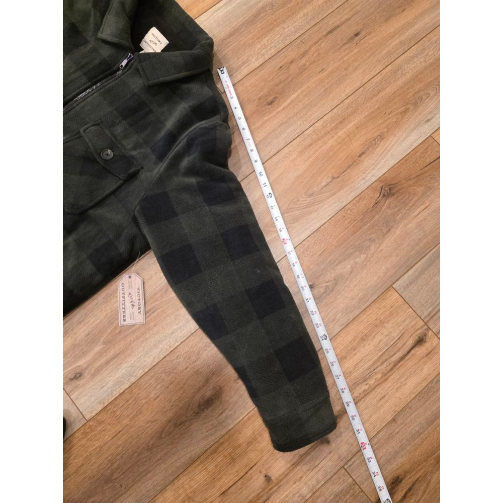 Men's Plaid Fleece Lined Heavy Coat Size XL - Picture 11 of 11